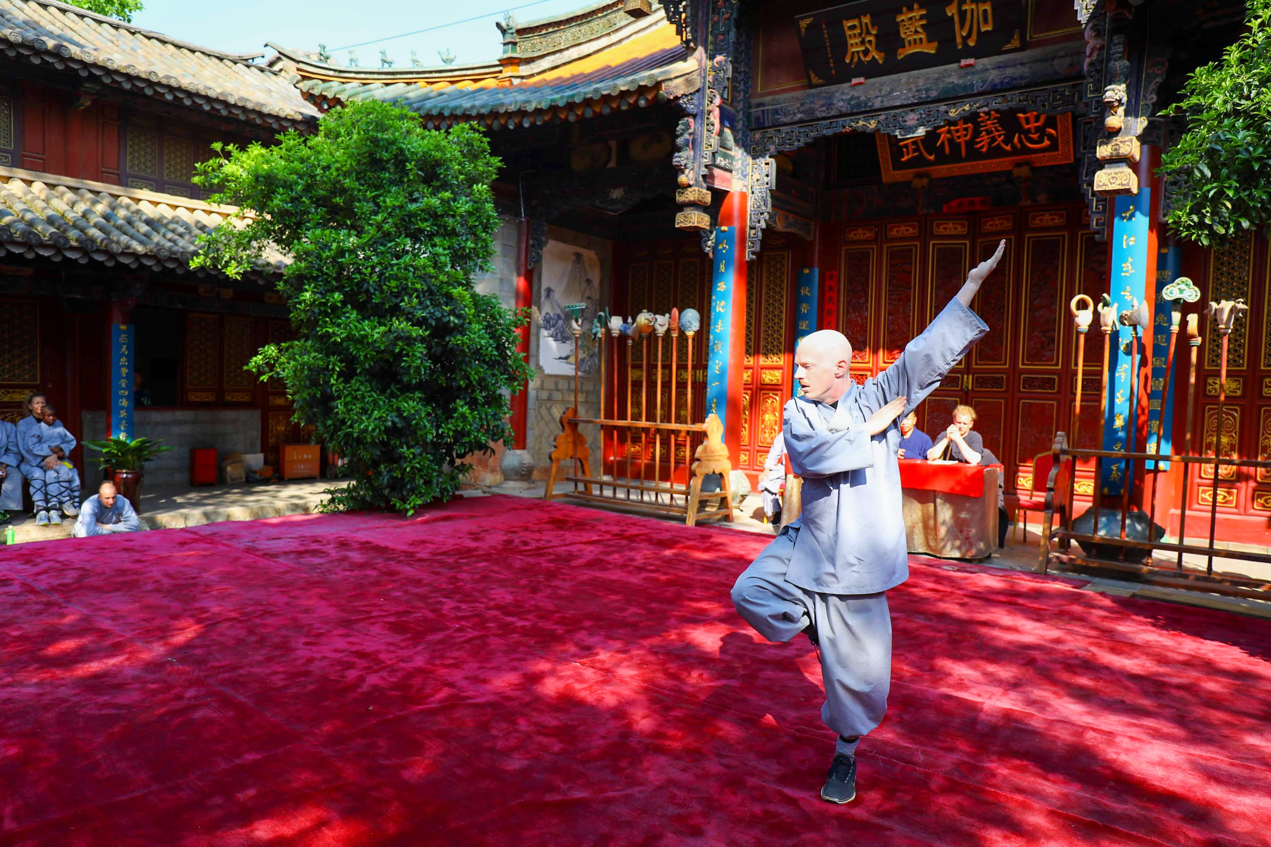 A temple in China, from a season of martial arts training